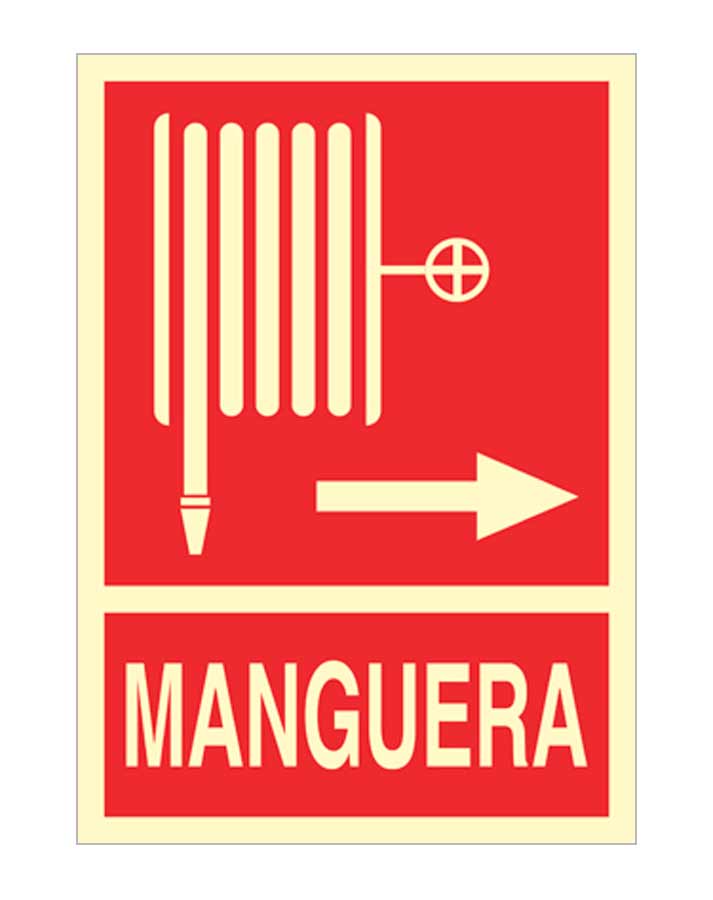 SEGUFER SA CARTEL FOTOLUMINISCENTE 28X22 SALIDA DE EMERGENCIA (FLECHA HACIA  LA DERECHA)